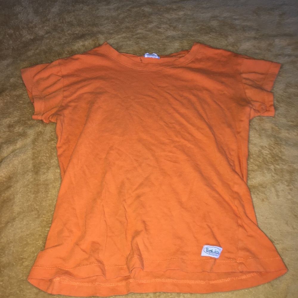 Orange shirt